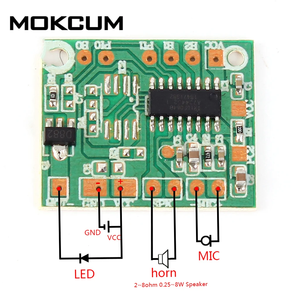 DIY запись голоса интеллектуальное воспроизведение модуль Звуковая микросхема, плата изменения голоса Модуль для игрушек Подарочные