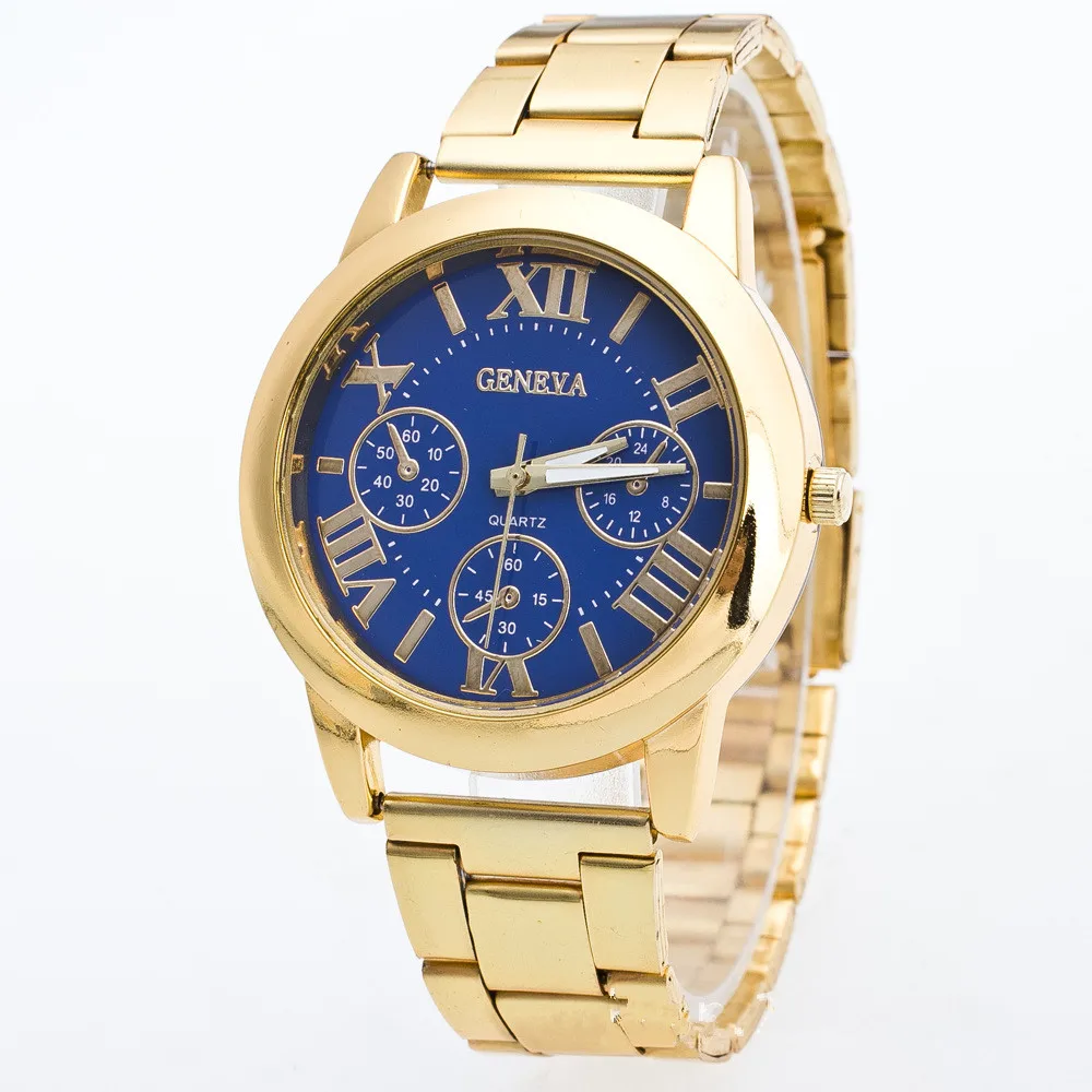 Лидер продаж наручные часы для Для мужчин Для женщин кварцевый таймер сплав часы Для женщин Золотая Роза