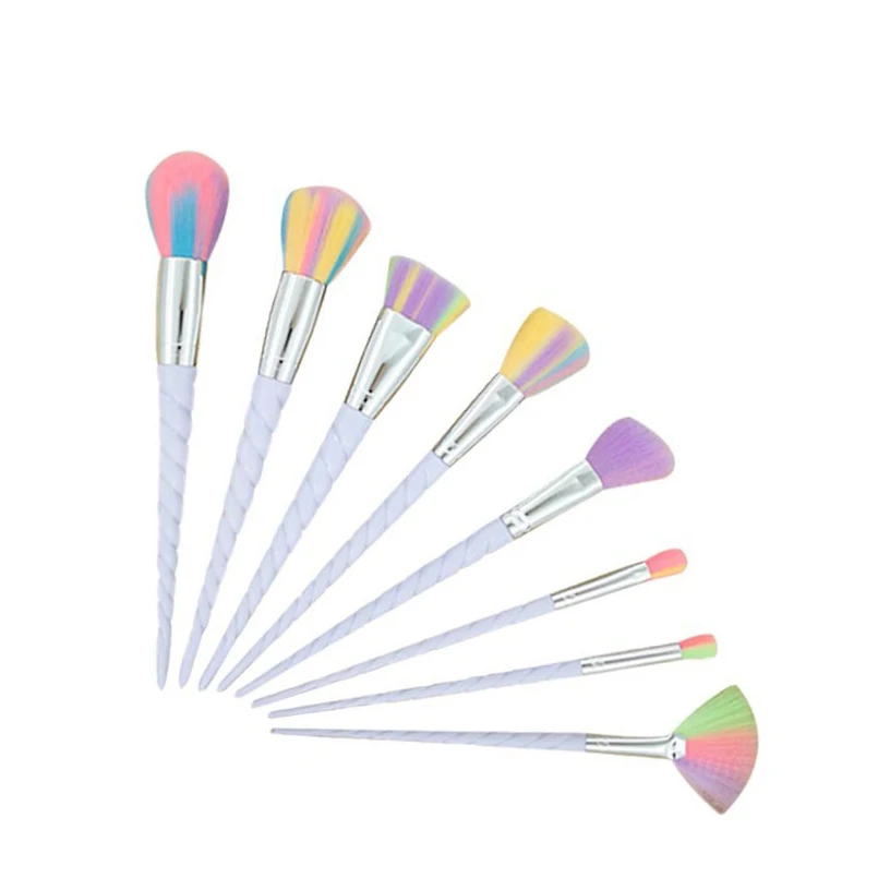 

8pcs/set Colorful Brushes Makeup Brush Set Beauty Unicorn Makeup Brushes Concealer Foundation Eyeshadow Brushes Kits Maquiagem