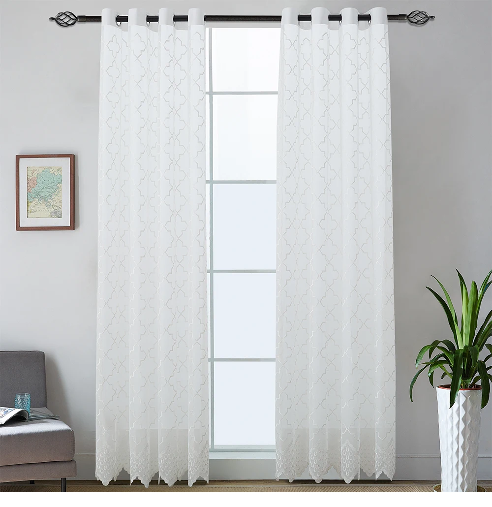 Шторы однотонные белые шторы из тюля занавески для окон перспектива Cortinas Para sala де Эста шторы для гостиной