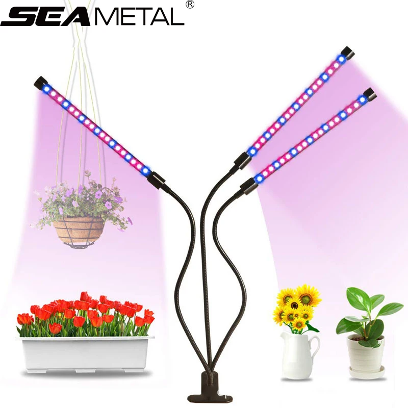  Fitolamp Grow Light LED Lamp For Plants 9/18/27W Fito LED Full Spectrum Indoor Plant Lamp Grow Tent - 32988406464