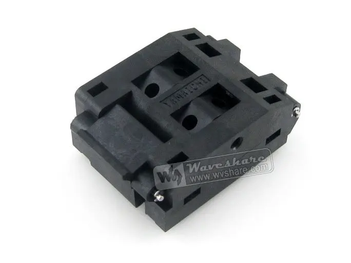 

QFP100 TQFP100 FQFP100 PQFP100 IC51-1004-814-6 Yamaichi QFP IC Test Burn-in Socket Programming Adapter 0.65mm Pitch