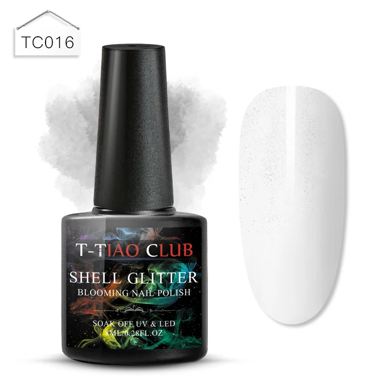 T-TIAO CLUB Blooming Painting Nail Gel Polish Effect Flower Blossom Nails Gel Soak off UV Gel Varnish Manicure Nail Art Lacquer - Цвет: ES03421