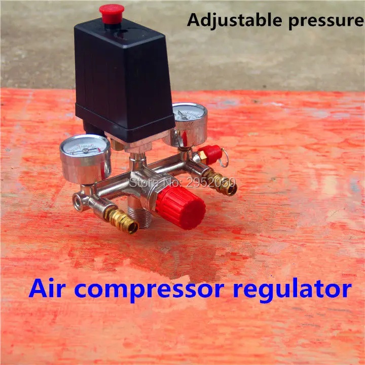 

Air compressor parts Bama bracket regulator / wind / air compressor bracket with gauge pressure switch valve safety valve