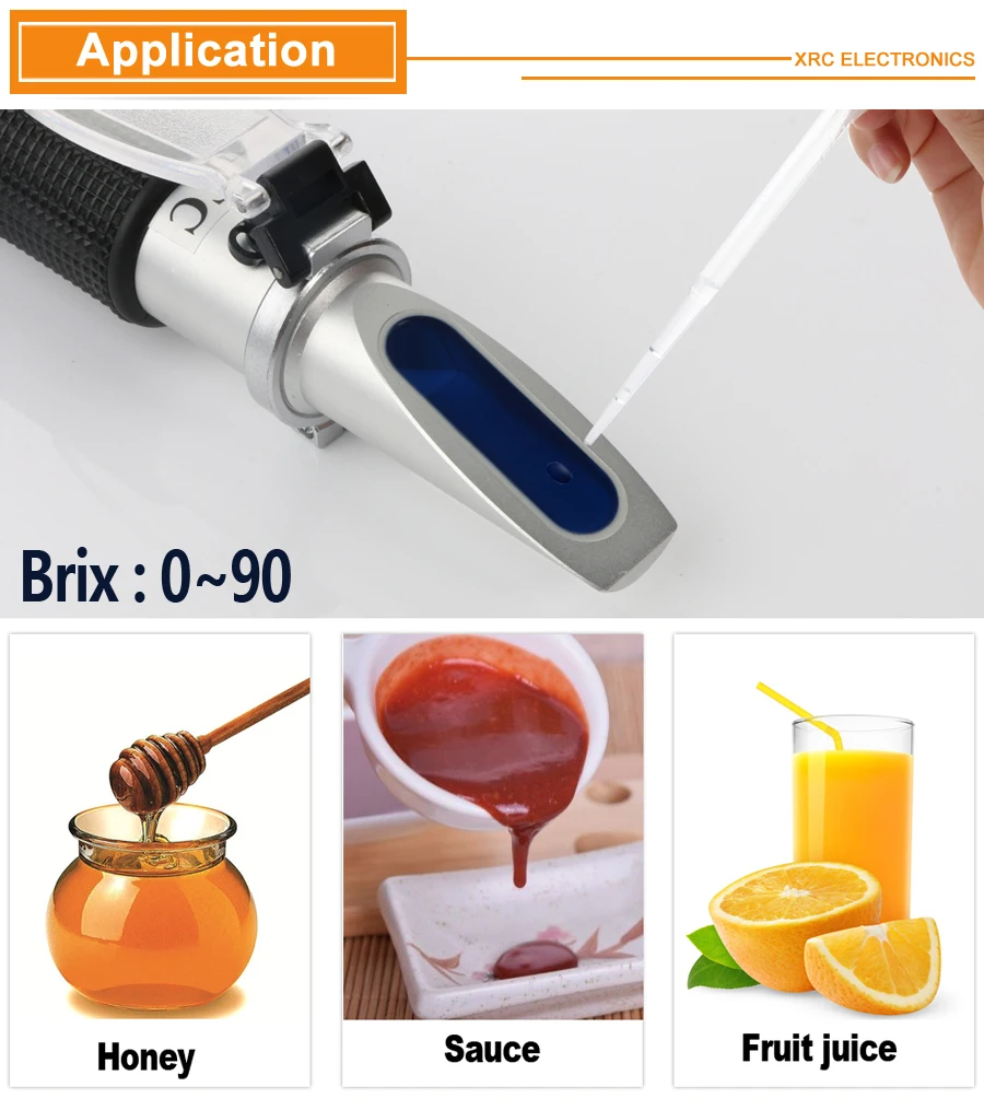 Refractometer Brix RZ117 detail 1
