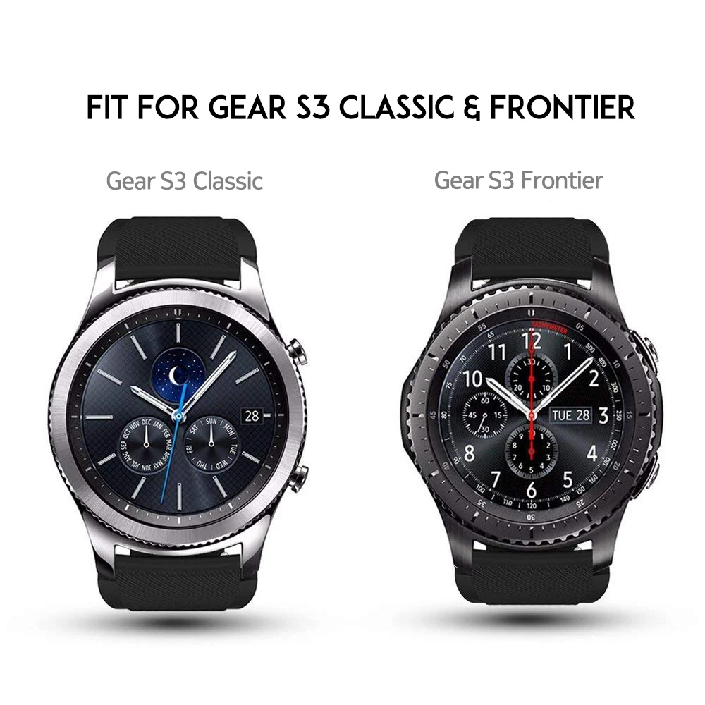 Ремешок Laforuta Gear S3 для часов Samsung Galaxy Watch 46 мм силиконовый браслет фитнес трекера