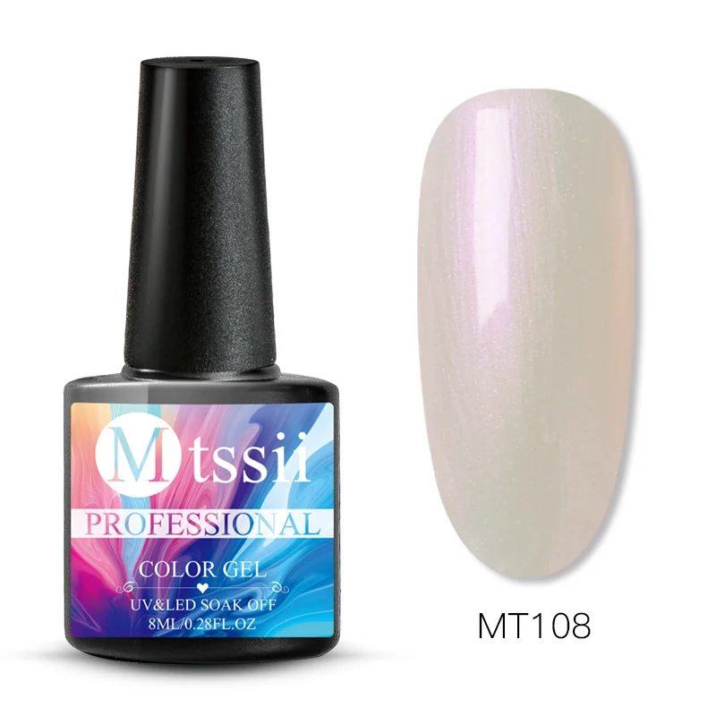 Mtssii голографический блеск лак для ногтей 8 мл мерцающий цветной Блестящий лазер Сделай Сам дизайн лак для ногтей маникюрный Блестящий лак - Цвет: HHS01541