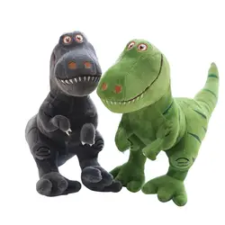 Юрского периода куклы динозавров животных моделирования динозавр плюшевая игрушка мультфильм зеленый серый детские мягкие игрушки