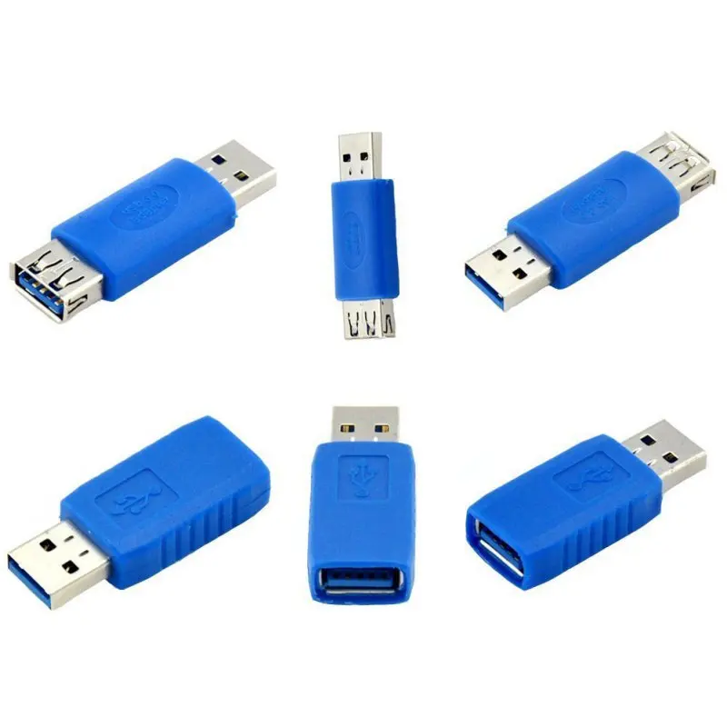 Бренд 12 шт./упак. USB 3,0 штекер к гнезду коннектор переходник конвертер FW1S