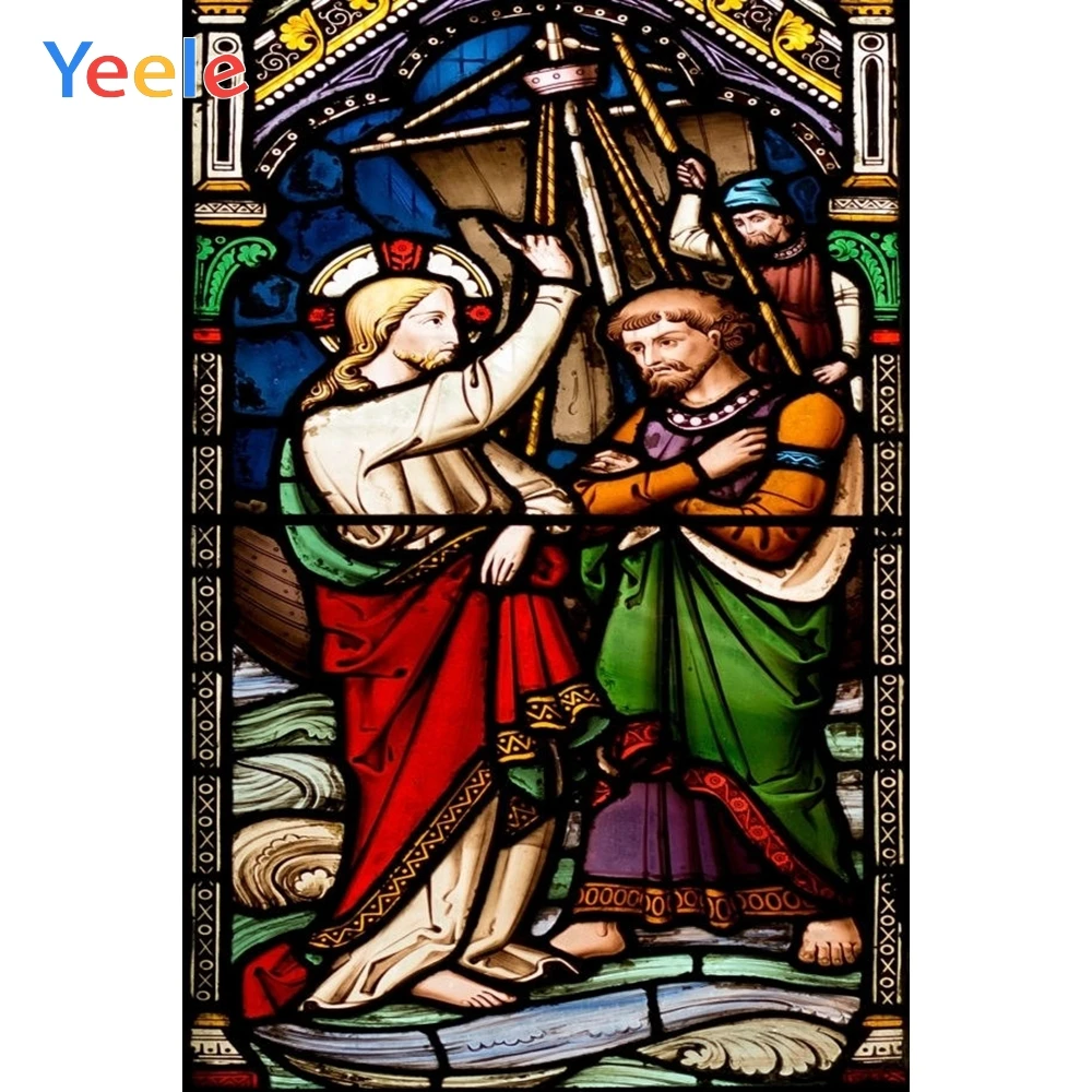 

Yeele Christian Mural God Painting Scene Photographic Backgrounds Professional Camera Photography Backdrops For The Photo Studio