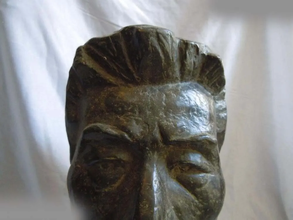 

15" China bronze copper fine great litterateur,ideologist LUXUN sculpture Statue