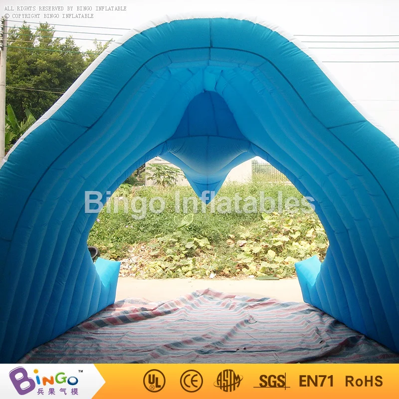 inflatable hawk tunnel inflatable eagle tunnelinflatable sports tunnel helmet with ce BG-A0102 toy