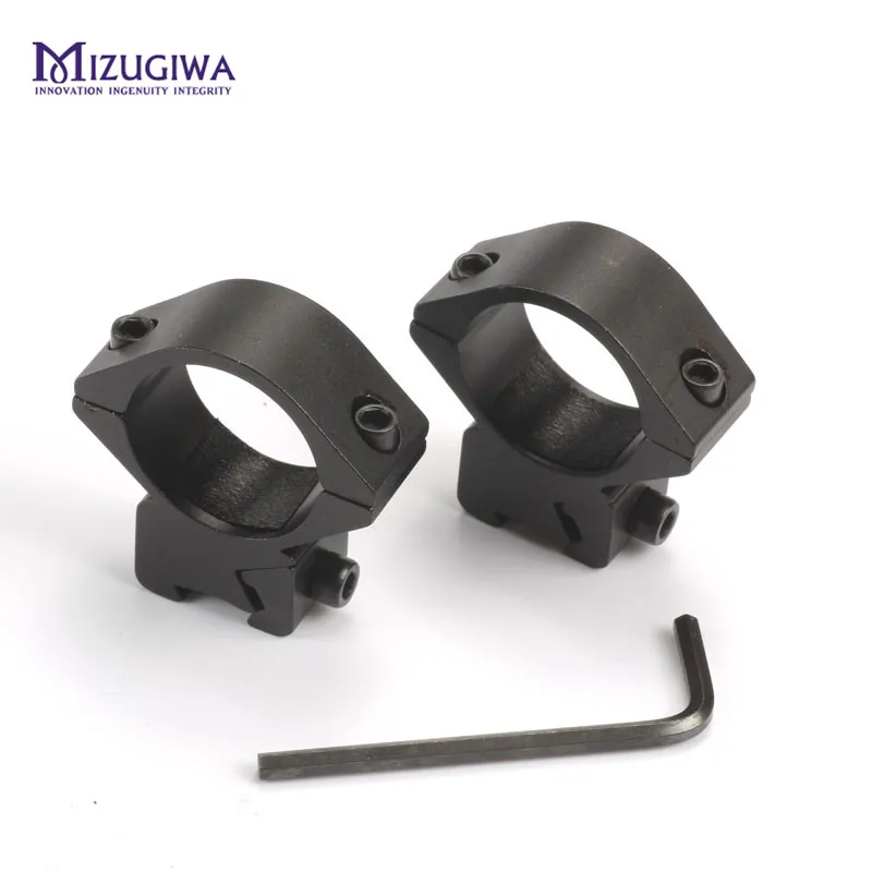 MIZUGIWA 25,4 мм/" кольцо Крепление для 11 мм ткач железнодорожных охоты прицел пистолет страйкбол крепления аксессуары Охота Каза