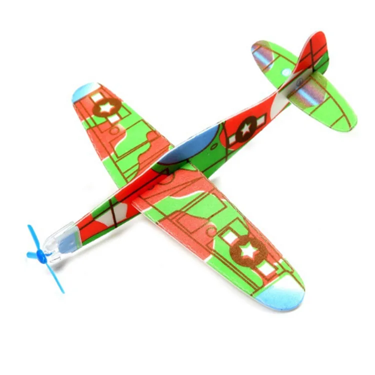 

1 Pc DIY Baby Kids Mini Foam Handmade Throwing Flying Aircraft Airplane Glider Educational Children Puzzle Model Toys Gifts