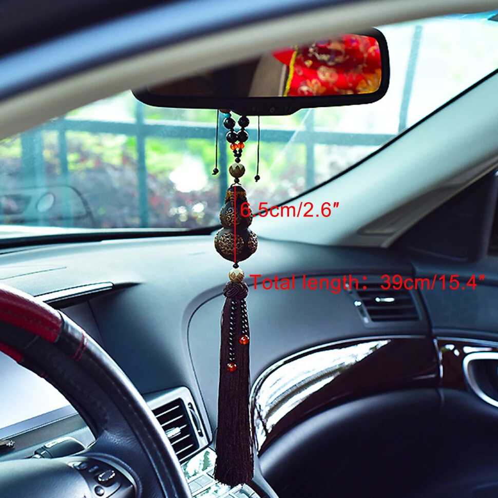Peach wood Gourds Car Pendant Rear View Mirror Car Peach wood Gourds Car Pendant Rear View Mirror Car