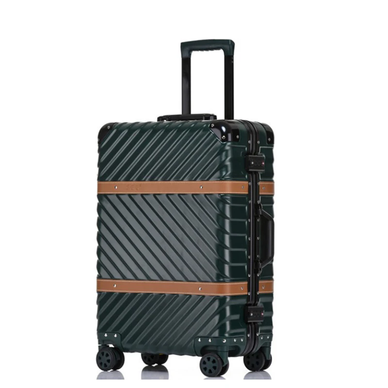 Travel tale 2" 24" 2" 29 алюминиевая рама тележка чемодан на 4 колесиках дорожная сумка, чемодан для ручного багажа с колесами