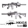 1:6 1/6 Scale Assemble Action Figures Rifle HK416 Model Gun 1/100 Soldier Parts & Components Can Use For Bandai Gundam Model Toy 1