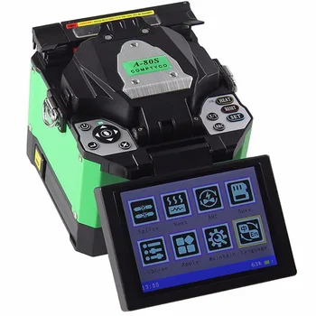 

FTTH fiber optic fusion splicer A80S single fiber cable connecting machine English system