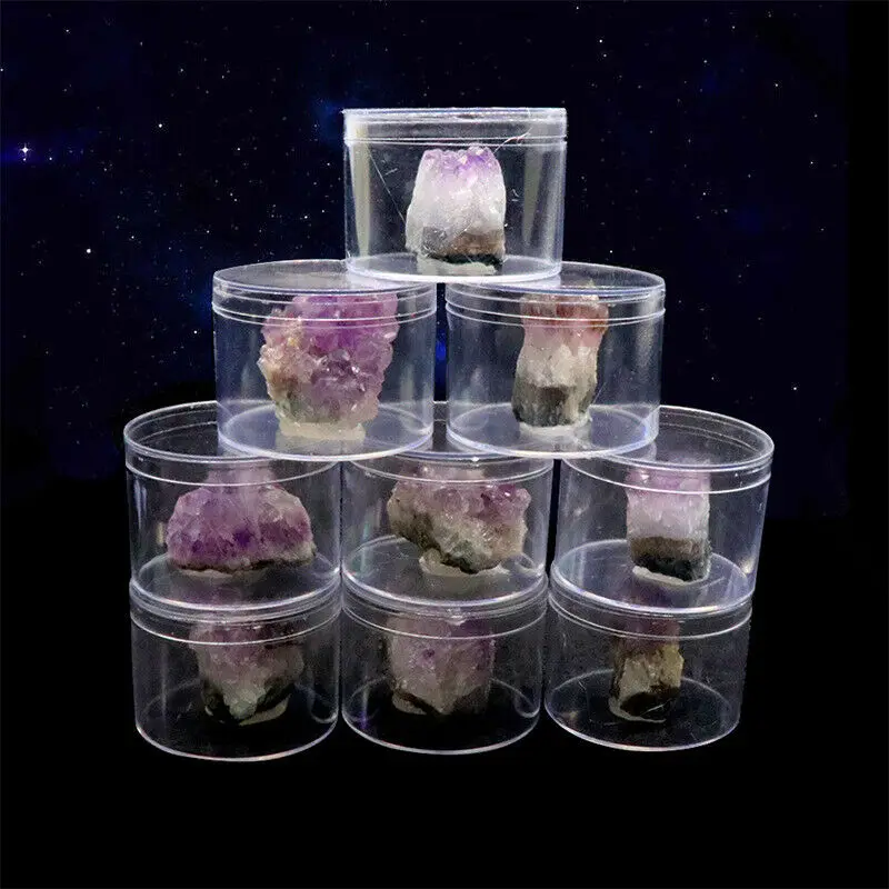 

1 Box Natural Amethyst Geode Crystal Quartz Amethyst Cluster Specimen Healing Natural Stones and Minerals