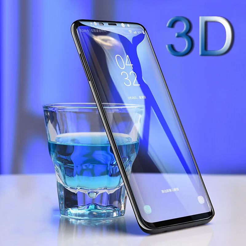 3D-Curved-Full-Cover-9H-Protective-Glass-For-Samsung-galaxy-S9-S8-Plus-Screen-Protector-For