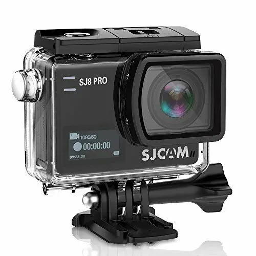 SJCAM-SJ8 프로 액션 카메라, 1296P 4K 30fps/60fps 스포츠 DV 원격 제어 헬멧 카메라 전체 옵션 패키지