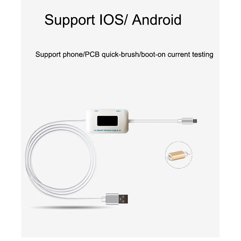 C1 Smart Repair Box Cable OLED Screen for iPhone 8P 8 7P 7 6SP 6S 6P 6 Battery Power Supply Line Charging Activation Board