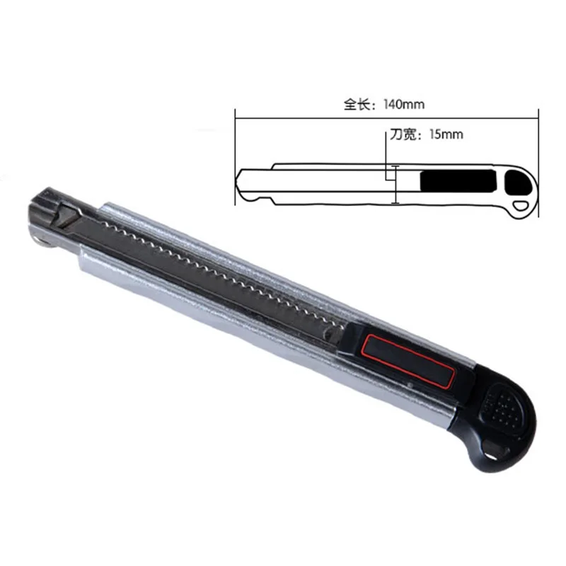 9MM 5PCS blades Utility Knife Letter Opener Auto lock Paper Cutter