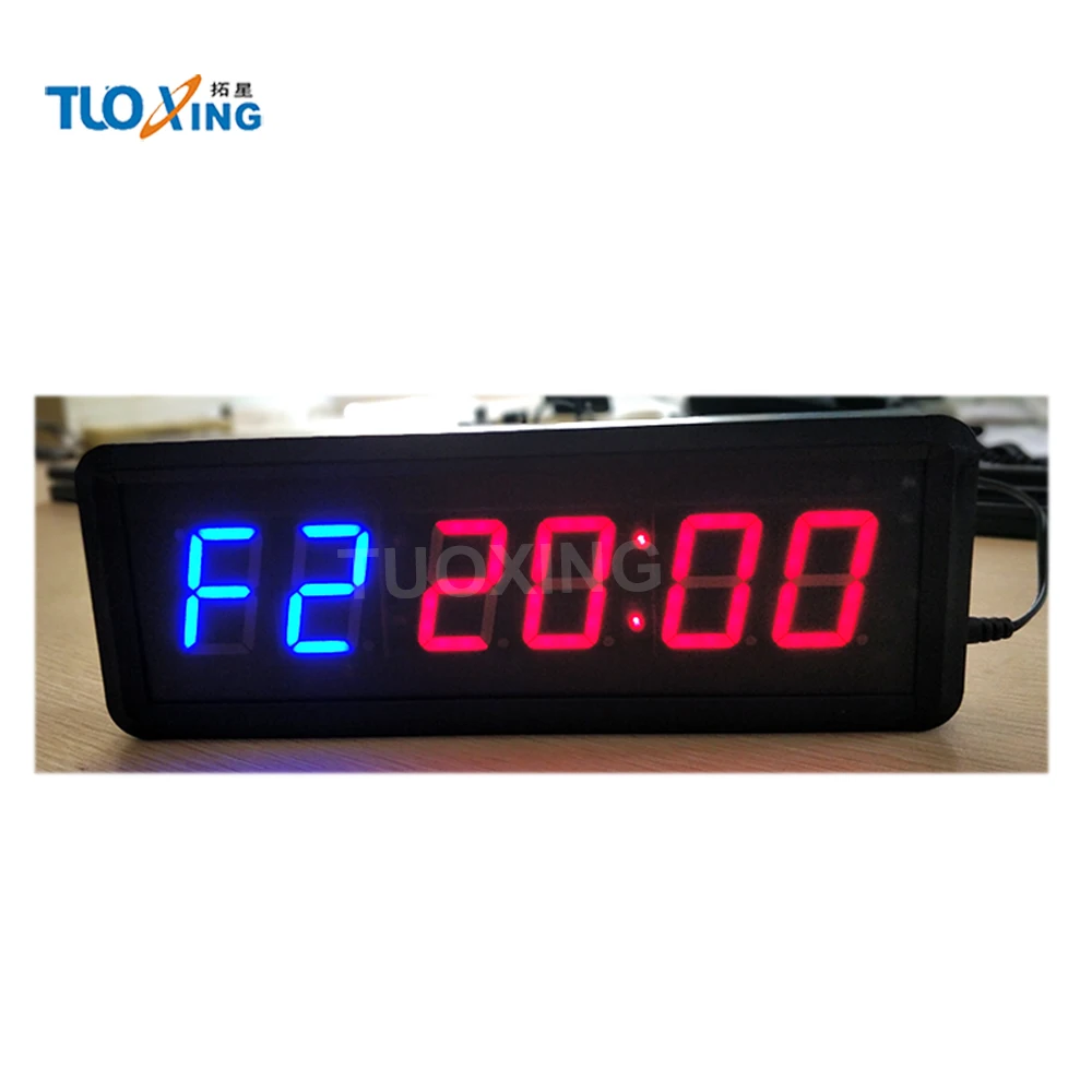 

Limitless programmable interval timer and clock IR remote control fitness gym timer 1.5 inch