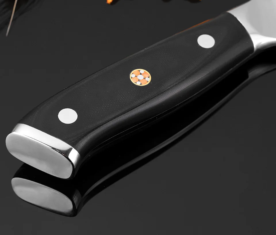 XITUO 2 шт набор кухонных ножей 67 слоев японской дамасской стали для очистки овощей утилита Кливер Santoku VG-10 лезвие, поварской нож в подарок