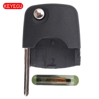 

Keyecu Uncut Replacement ID48 Transponder Key Head for Volkswagen HLO 1J0 959 753 F /T NBG8137T