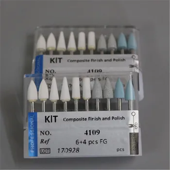 

50 Pieces /Lot (5 Boxes) Dental Lab Material Composite Finish Polish FG Carbide Silicone Stone Polishing Set