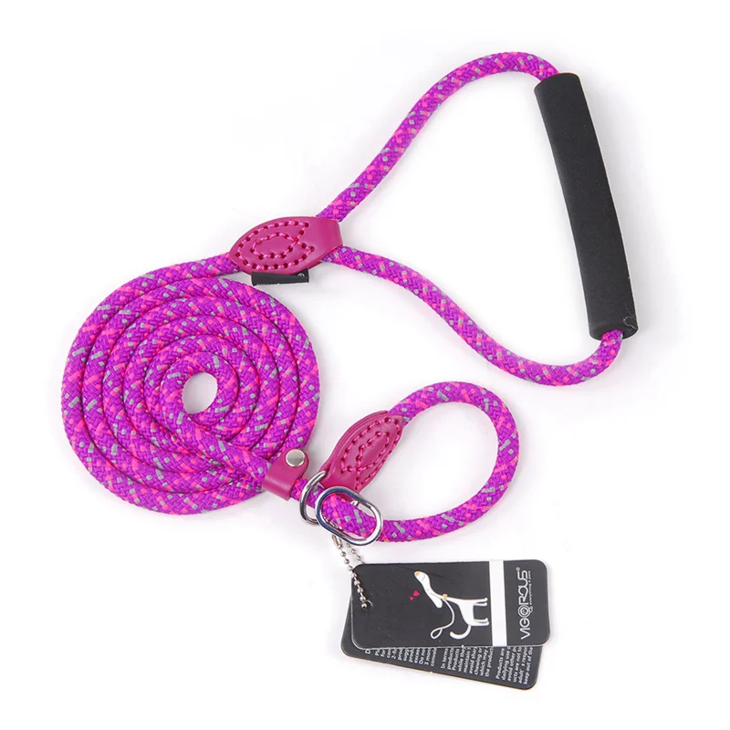 Pet Products Dog Leash Rope For Small Large Dogs Nylon Dog-Collar Leashes Harness Running Dog Lead Leashes Rope K9 (11)