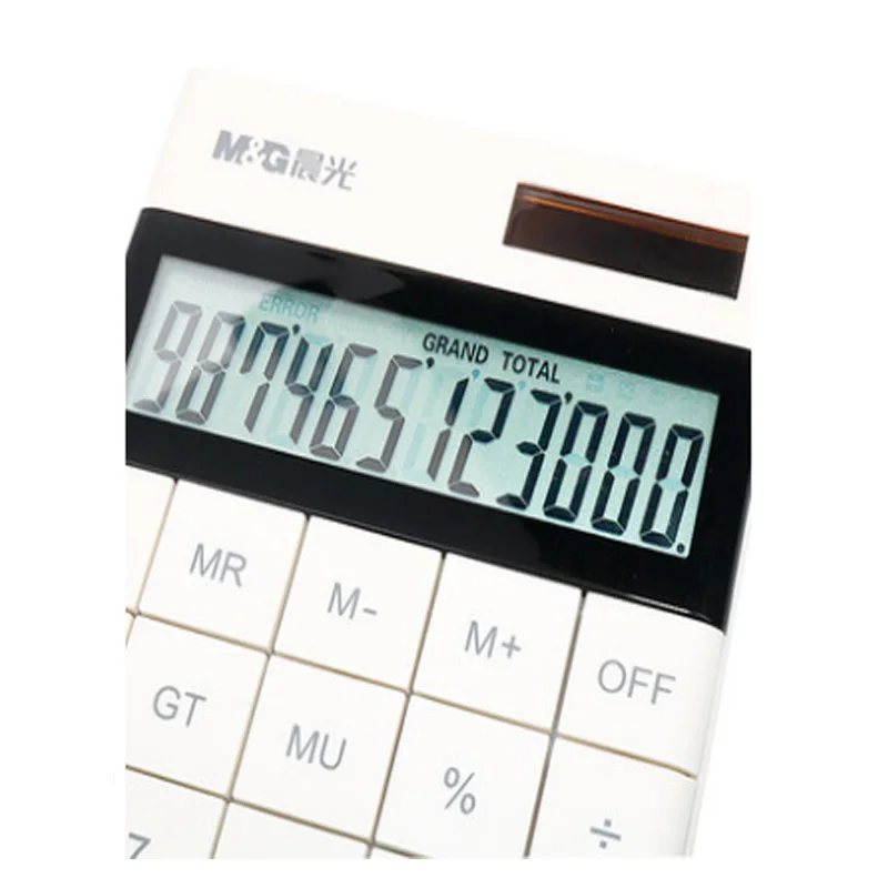 جديد الكرتون البسيطة حاسبة 12 أرقام عرض المزدوج امدادات الطاقة لطيف الحلوى Calculadora الشمسية Hesap Calculatrice Solaire