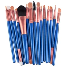 15 pcs Makeup Brush Set tools Make-up Toiletry Kit Wool Make Up Brush Set
