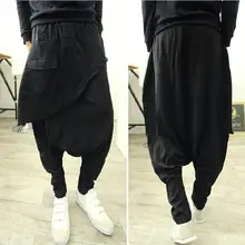 27-44! корейская Мужская мода ночной клуб театральный большой файл летучая мышь брюки шаровары мужской ночной клуб певица костюмы брюки