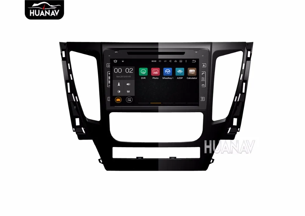 Top Quad Core Touch Screen Car DVD GPS Navigation Head Unit Android7.1 Car DVD player GPS navigation for MITSUBISHI PAJERO 2016 2017 10