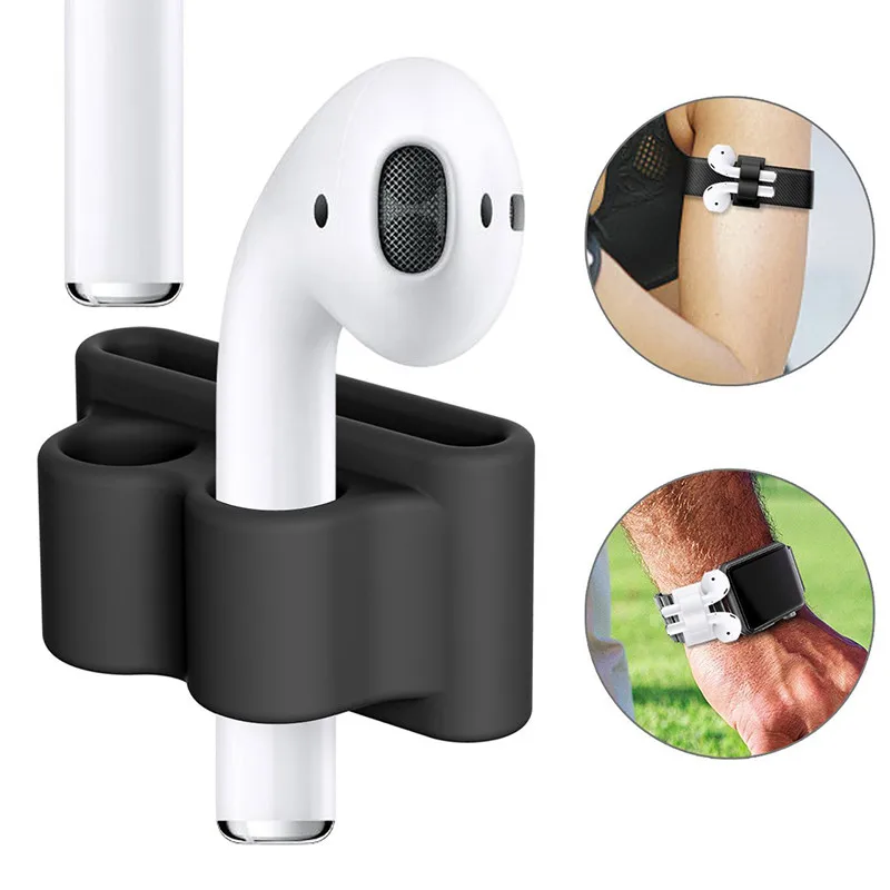 

DOITOP Anti-lost Silicone Holder For Apple AirPods Holder Portable Anti-lost Silicone Stand For Apple Air Pods Free Shipping