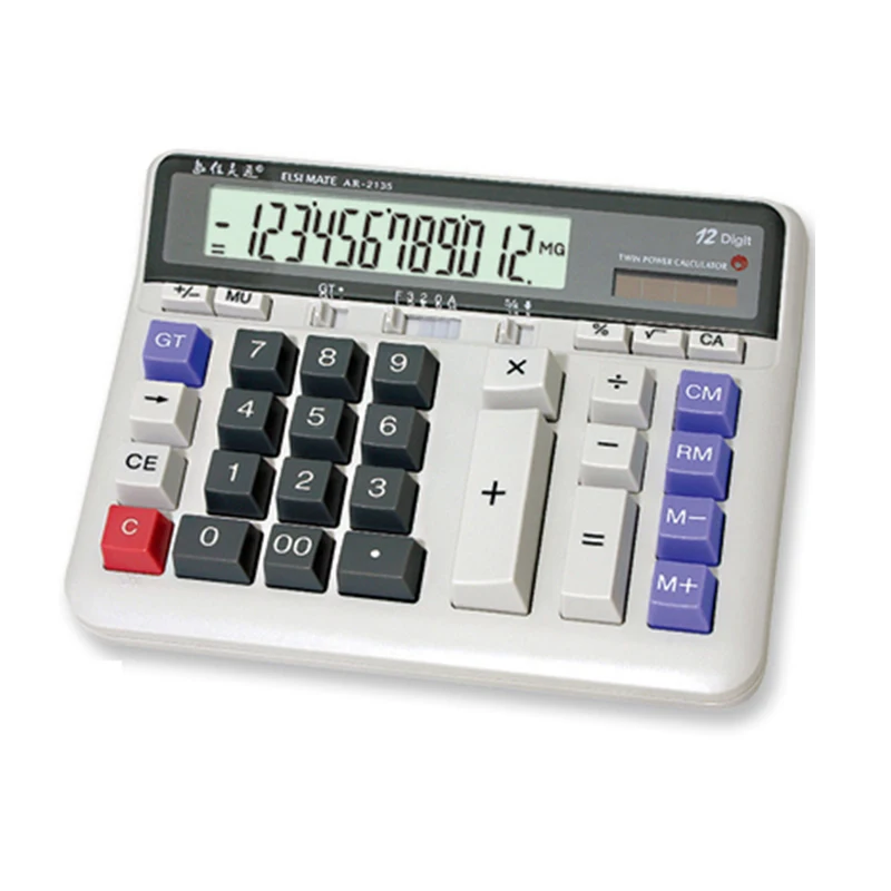 Fonte de Alimentação Banco-calculadora Específica Garlington Contabilidade Escritório Computador Botão Dupla Ar-2135 3 botão fonte de alimentação dupla