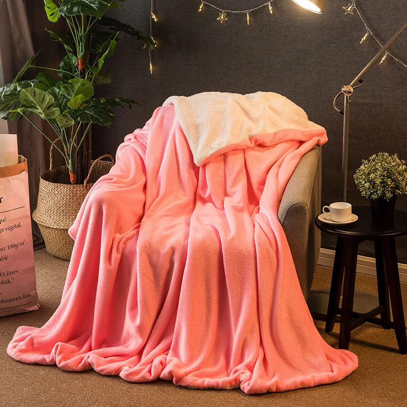 Зимнее шерстяное одеяло Ferret кашемировое одеяло теплое одеяло s флисовое клетчатое супер теплое мягкое одеяло на диван кровать 7A0808