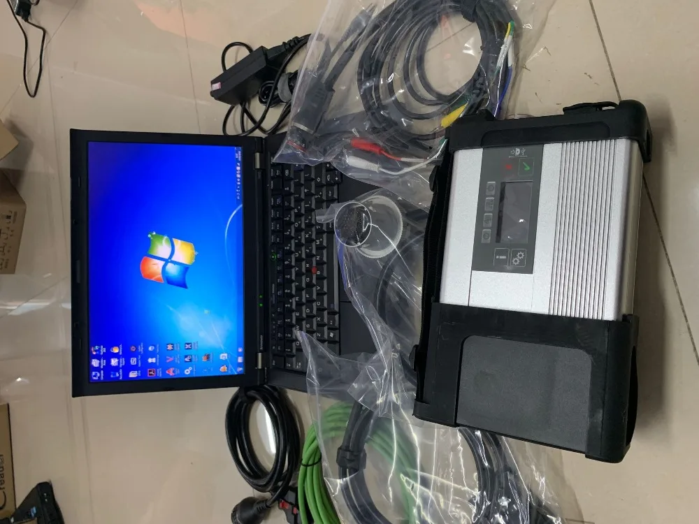 New MB STAR C5 Wireless T410 Laptop With 2019 07 Super 500gb Hdd For MB Cars Trucks 
