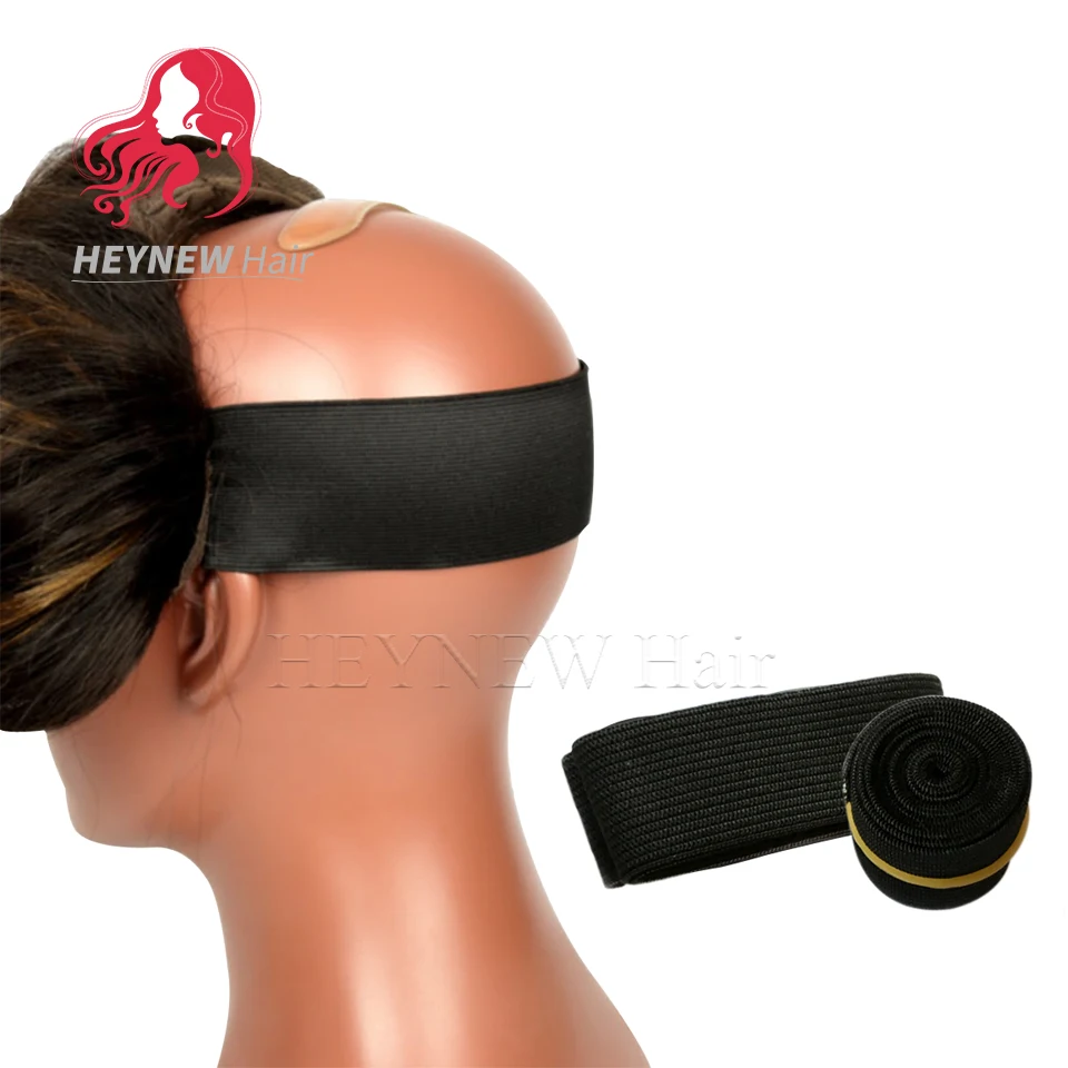 Wholesale Wig Accessories 2.5cm Black Elastic Band For Wig/Lace Frontal