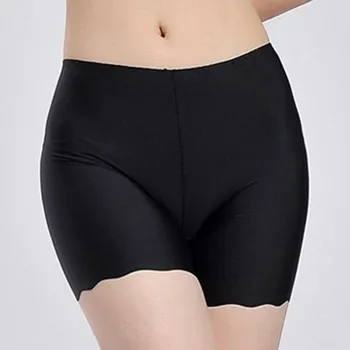 

Comfortable Plus Size Invisible Woman Pants Ladies Bamboo Boxer Shorts Summer Safe Seamless Pants Boyshort Underwear for Women