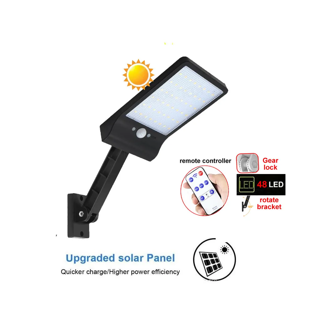 

48 led Solar light Lamp Motion Sensor Waterproof Outdoor Lightg Security Wireless street wall garden spotlight floodligh
