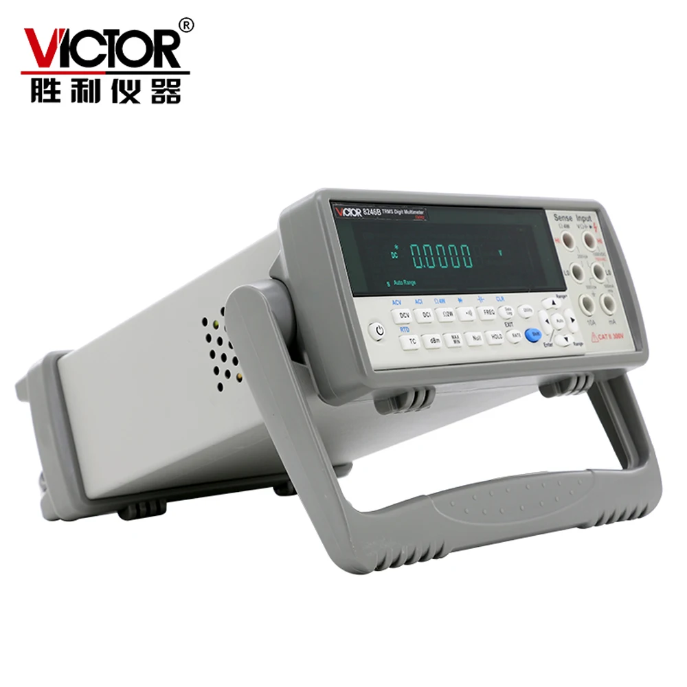 VICTOR VC8246B VC8246A настольный мультиметр 1000 В 10A Авто Диапазон 55000 отсчетов цифровой AC/DC