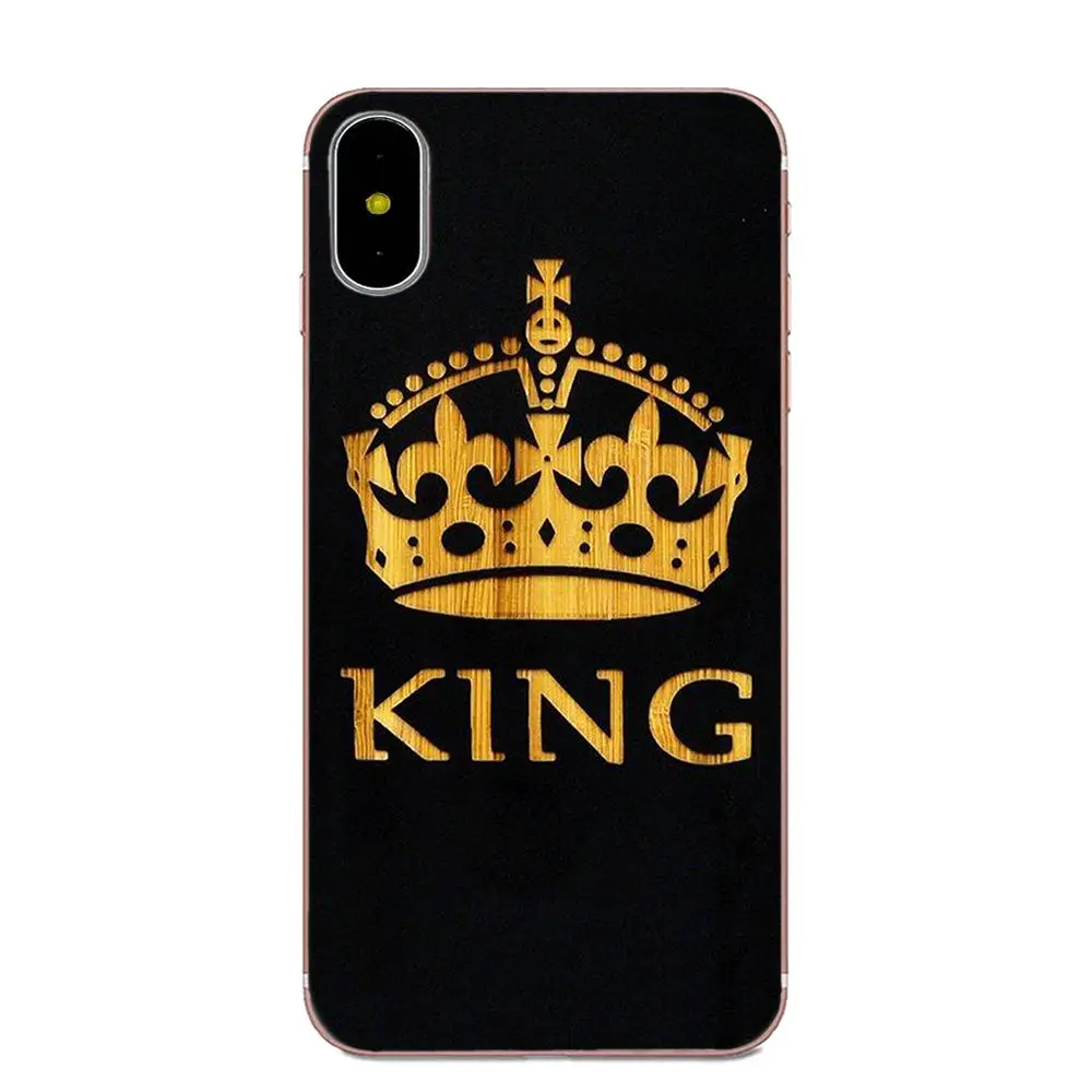 King Queen 01 Бренд пара ТПУ популярная горячая для LG G2 G3 G4 G5 G6 G7 K4 K7 K8 K10 K12 K40 Mini Plus Stylus ThinQ