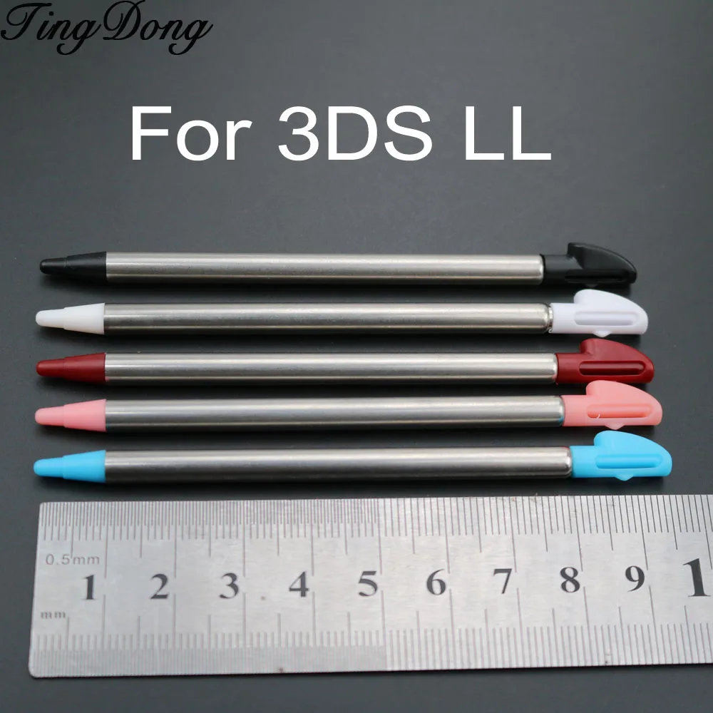 TingDong откатный Металл стилус сенсорный экран ручка для 3DS XL LL