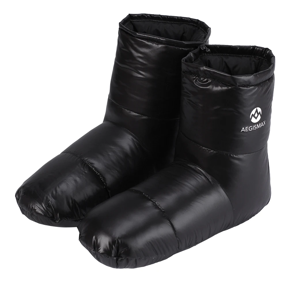 AEGISMAX Down Booties Warm Soft Down Filled Boots 3