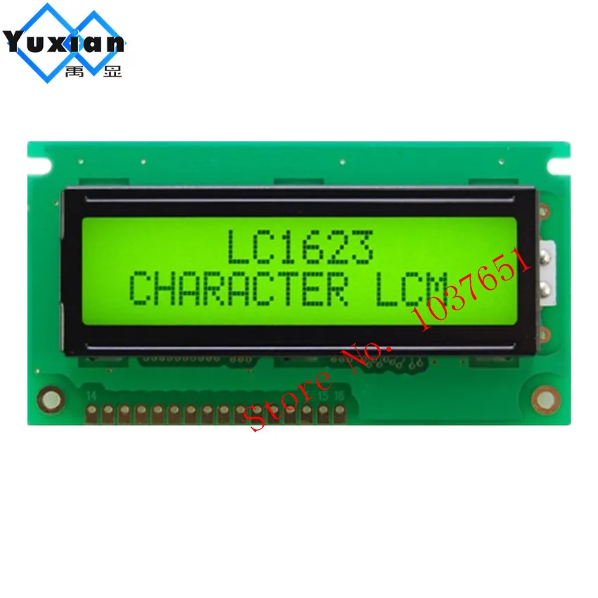

Free shipping 2pcs 1602 lcd display module screen High quality LC1623 character size 84x44mm HD44780 WH1602A AC162D LMB162HBC