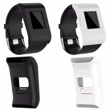DHL 100 шт/партия мягкий резиновый чехол защитный чехол нарукавная повязка для фитнес-Браслет Смарт Браслет ремешок аксессуар черный, белый