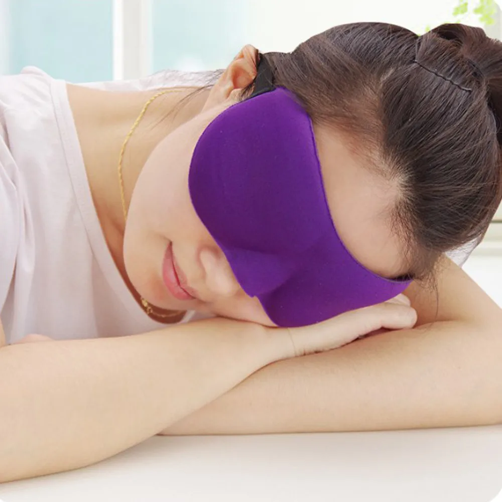 

2018 New 3D Eye Mask Shade Cover Rest Sleep Eyepatch Blindfold Shield Travel Sleeping Ai #NE807
